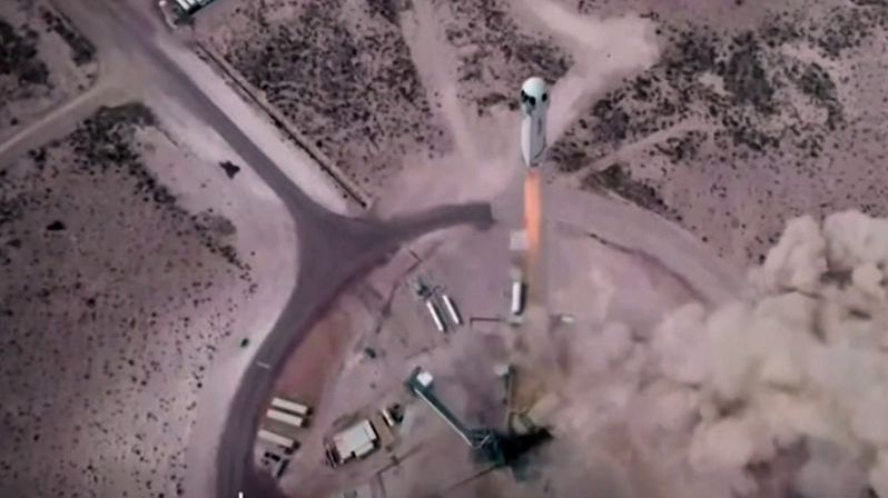 Bezosova firma otestovala raketu New Shepard. Jako vždy úspěšně
